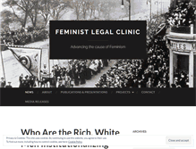 Tablet Screenshot of feministlegal.org